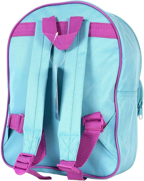 Disney Frozen Small Light Canvas Backpack with Heart Shaped Panel