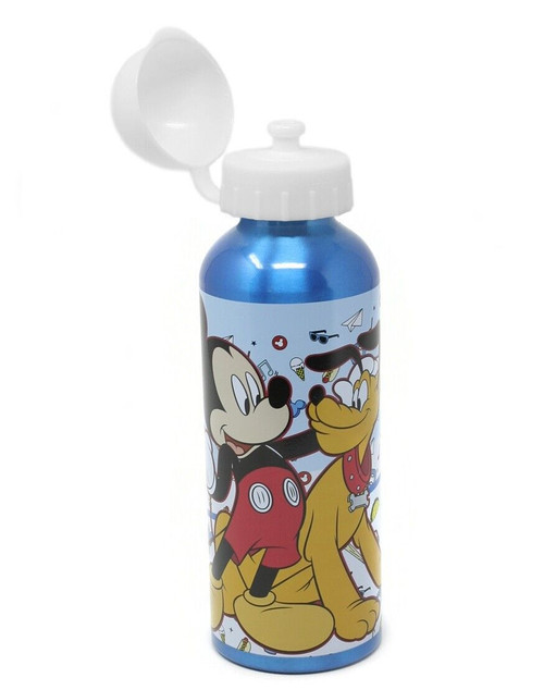 Disney Mickey Mouse Aluminium Drinks Bottle with Mickey and Pluto 500ml