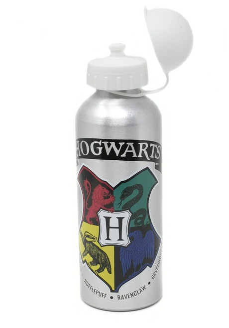 Harry Potter Hogwarts Aluminium Drinks Bottle Silver 500ml