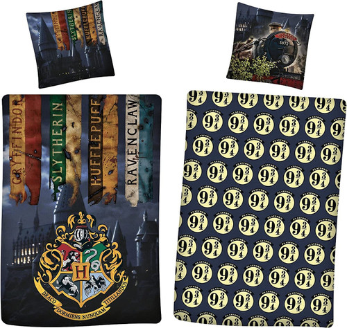 Harry Potter Microfibre Duvet Set Single Size (U.S Twin) 140cm X 200cm