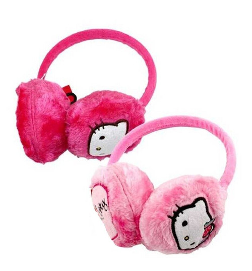 Hello Kitty Adjustable Fluffy Earmuffs Pink for Ages 3+