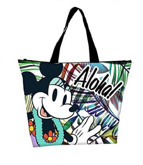 Disney Minnie Mouse Aloha Large Beach Tote Bag