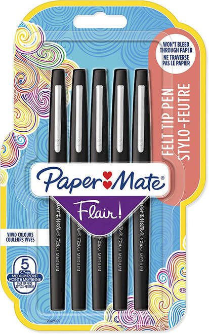 PAPERMATE Flair Original Fibre Tip Pen - Medium - Carnival Colours