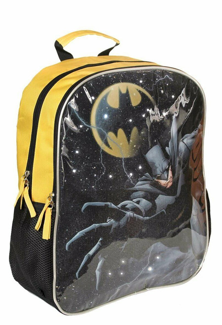 DC Comics Batman Large Backpack with LED Lights Built In