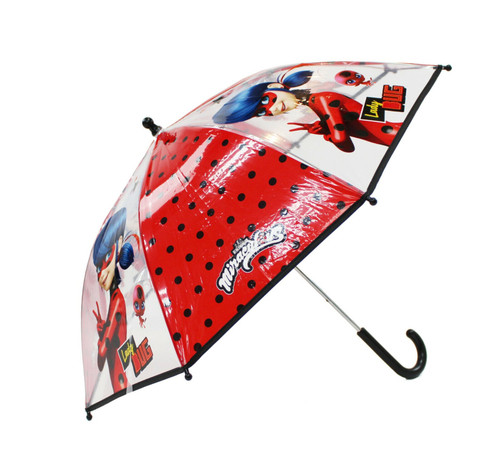 Miraculous Ladybug See Thru Plastic Umbrella 24" (61cm)