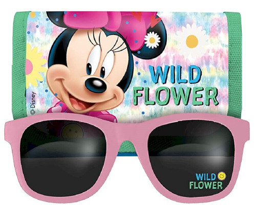Minnie Mouse ' Wild Flower' UV Protection Sunglasses and Wallet Set