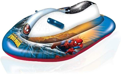 Spiderman Inflatable Ride On Jet Ski Motorbike 120cm X 74cm (47" X 29")