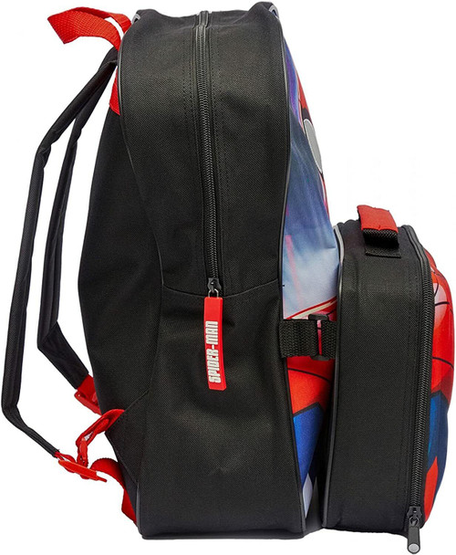 Spiderman Albie Large Backpack with Lunchbag and Water Bottle
