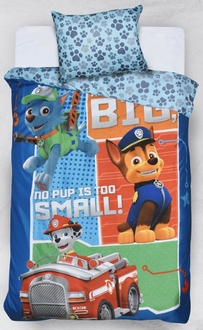 Paw Patrol Polyester Duvet Set Single Size (U.S Twin) 140cm X 200cm