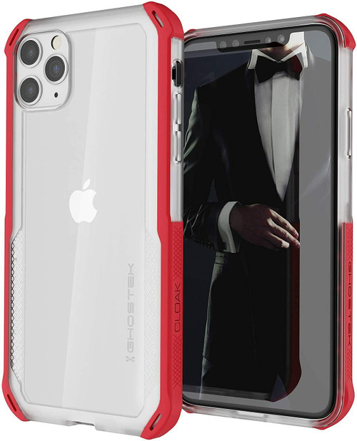 Ghostek Cloak 4 Red Bumper Cover for iPhone 11, 6.1"