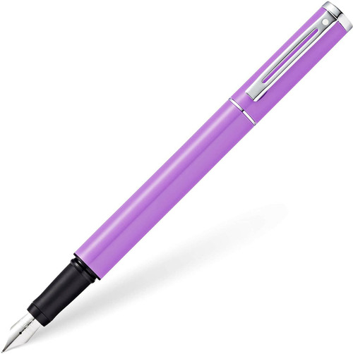 Sheaffer Pop Lilac Fountain Pen with Chrome Trim and Medium Nib