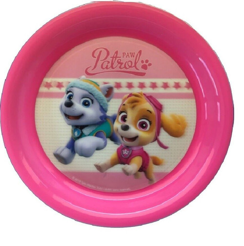 Paw Patrol Skye and Everest 3D Lenticular 8" (20cm) Plate