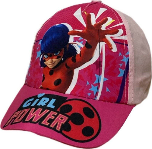 Miraculous Ladybug One Size Baseball Cap Dark Pink / Light Pink