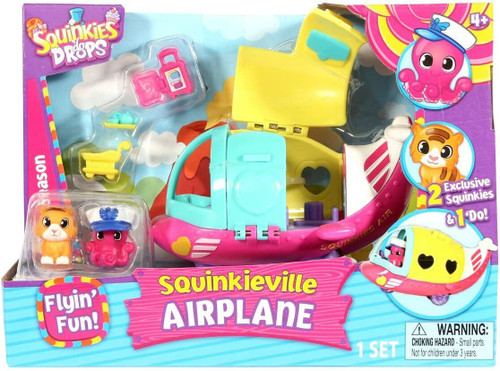 Squinkies Season 1 Squinkieville Airplane Vehicle Set