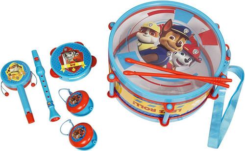 Paw Patrol Musical Set with Drum, Recorder and Accessories