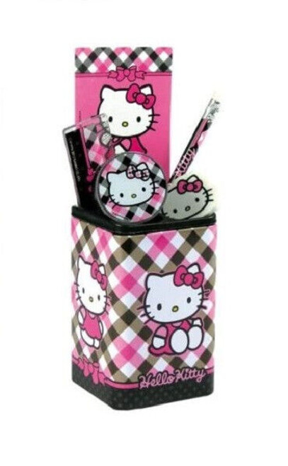 Hello Kitty Stationery Kit with 5 Pieces and Holder