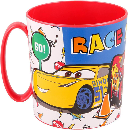 Disney Cars Race Ready Plastic Mug Microwave Compatible