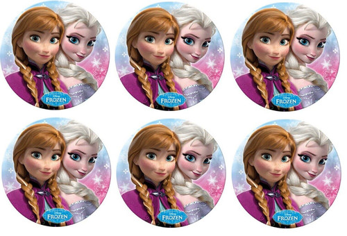 Disney Frozen Set of 6 Melamine Plates 8" (20cm)