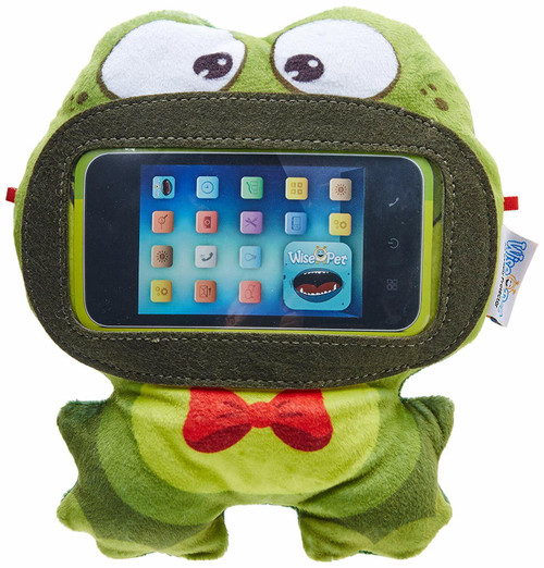 Wise Pet Mini Frog Plush Padded Case for iPhone and Smartphone