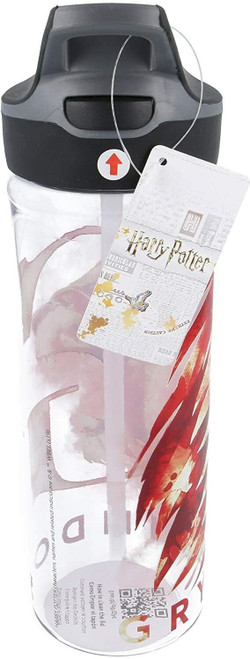 Harry Potter Gryffindor Rigid Plastic Bottle with Pop Up Dispenser
