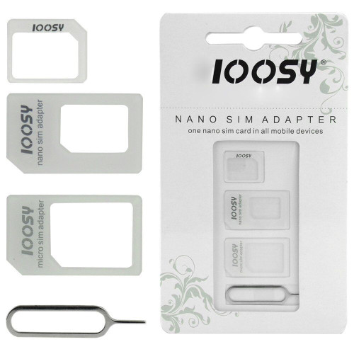 NOOSY Nano Standard Micro SIM Card Adapter Converter For Mobile Phone