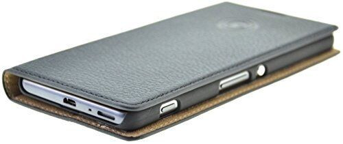 MIKE GALELI Genuine Leather Istanbul Case for Xperia XZ Black