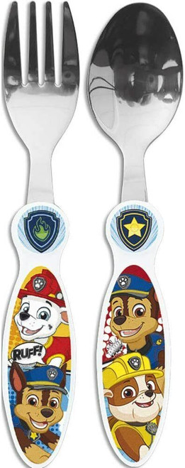 Paw Patrol Cutlery Set Fork and Spoon Red