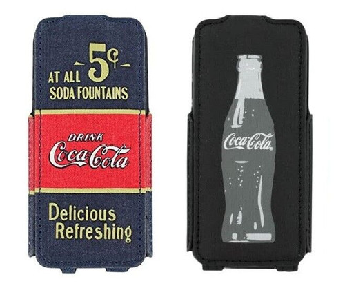 Coca Cola Licensed Vertical Flip Style Protective Case for iPhone 5 / 5S