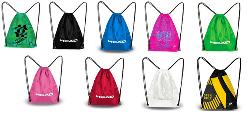 HEAD Drawstring Polyester Gym Bag 43cm X 36cm (17" X 14")