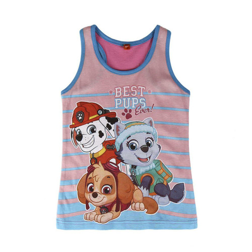 Paw Patrol Sleeveless Vest T-Shirt Best Pups Ever