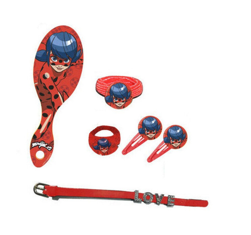 Miraculous Ladybug 6 Piece Hair Accessory Kit (Without Packaging)