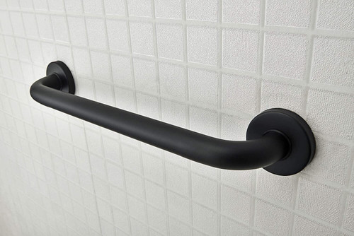 Evekare Matte Black 450mm Grab Rail Supports up to 200Kg