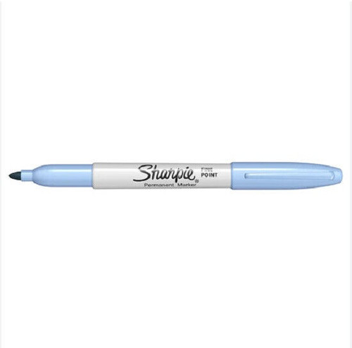 Sharpie Fine Point Permanent Marker Pen Splash Colour Blue Ice