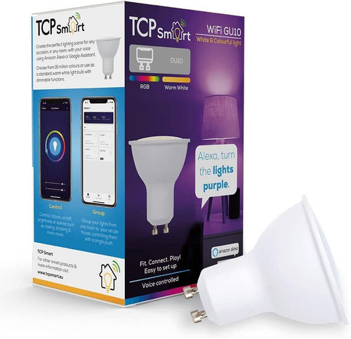 TCP Smart Wi-Fi LED Lightbulb GU10 Warm White & Colour Changing Dimmable