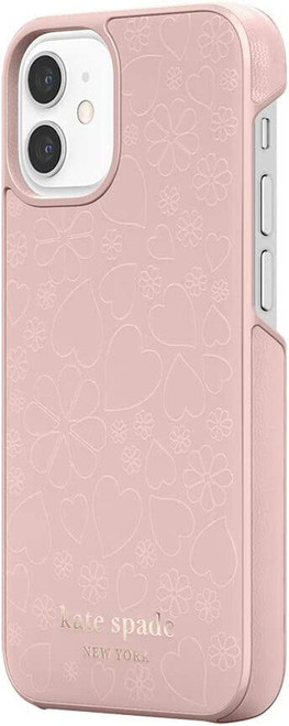Kate Spade New York Printed Clover Heart Phone Cover for iPhone 12 Mini