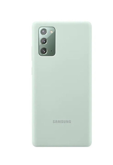 Original Samsung Silicone Protective Cover for Samsung Note 20 Mint Green