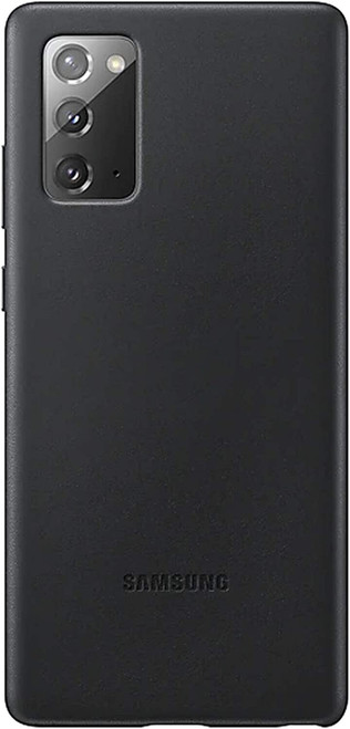 Original Samsung Leather Protective Cover for Samsung Note 20 Black