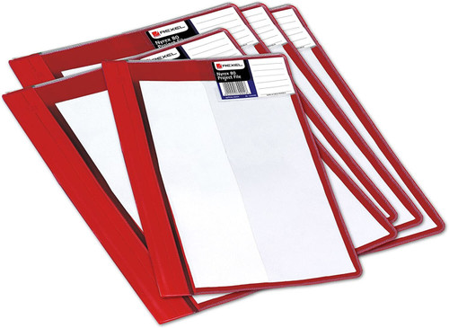 Rexel Nyrex 80 A4 Project File - Red (Pack of 5)