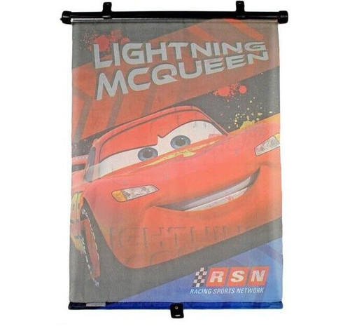12 X Disney Pixar Cars Pull Down Car UV Sun Shades with Lightning McQueen