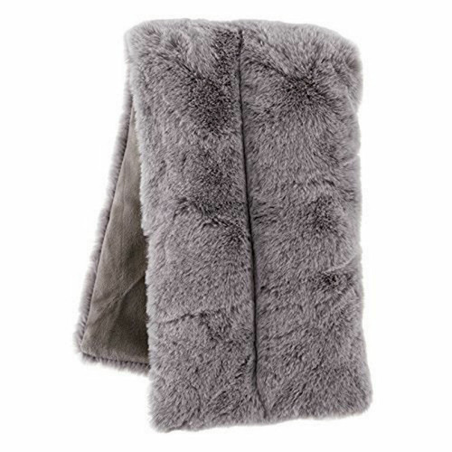 Microwaveable Faux Fur Body Wrap with Lavender Aroma