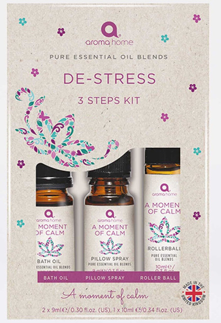 Aroma Home De-Stress 3 Steps Kit