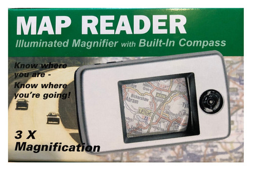 Map Reader and Small Print Magnifier