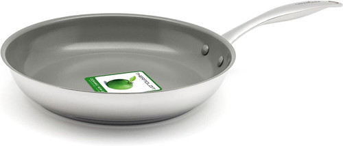 Pack of 4 GreenChef Profile Plus Non-Stick 28cm Frying Pans, Stainless Steel