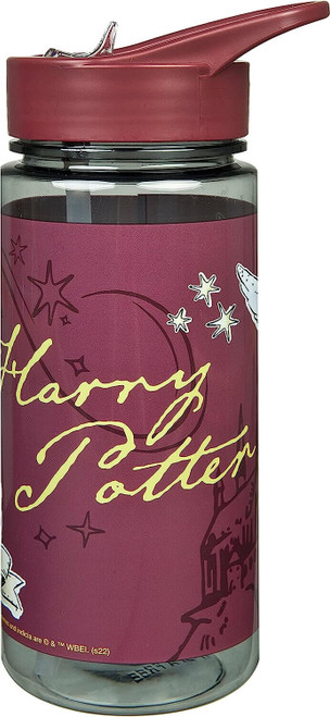 Harry Potter Drinks Bottle with Flip Up Dispenser Purple