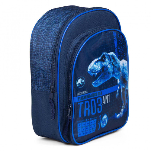 Jurassic World Navy Backpack 12" X 10" (30cm X 25cm)