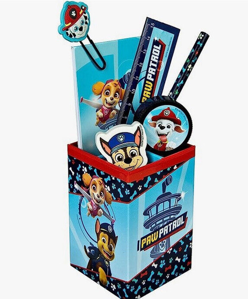 Paw Patrol Stationery Kit with 6 Pieces and Holder