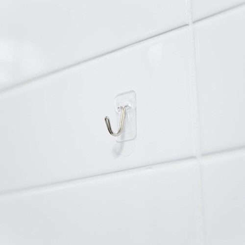 PERMASTIK Removable Wall Hooks 9 Pack of General Purpose Clear Hooks