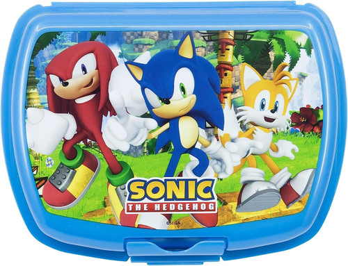 Sonic the Hedgehog Small Sandwich Lunch Box Blue