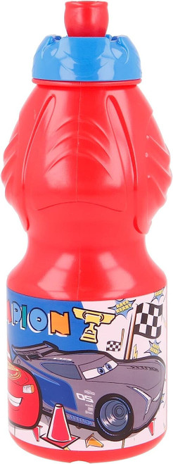 Disney Cars Small 400ml Plastic Drinking Bottle Red