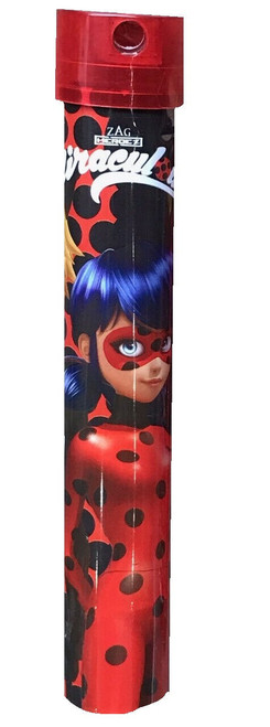 Miraculous Ladybug  Metallic Tubular Case with 12 Pencil Colors & Sharpener